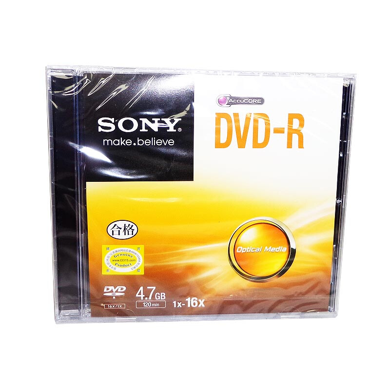 索尼 DVD-R 刻录光盘 10片（独立包装）