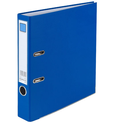 齐心 A205N 2寸 蓝色 标准型半包胶文件夹