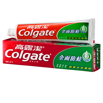 高露洁 250g 防蛀牙膏 清香 2支装
